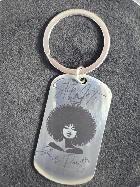 Step Into Your Power Keychain