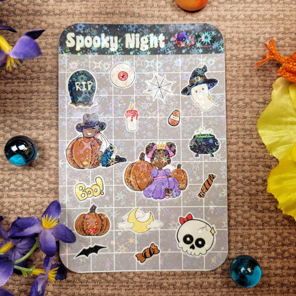 halloween inspired sticker sheet