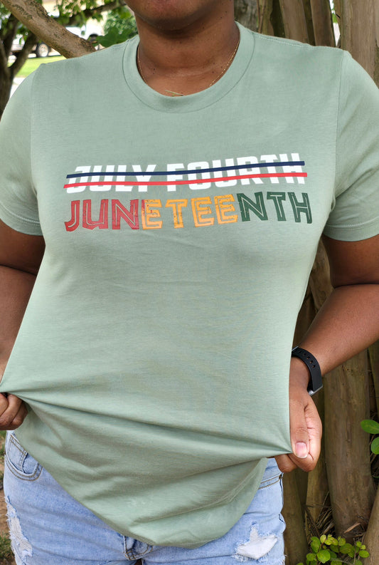 Sage Juneteenth shirt