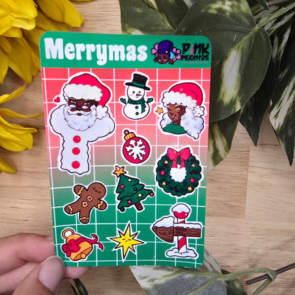 Merrymas Sticker Sheet