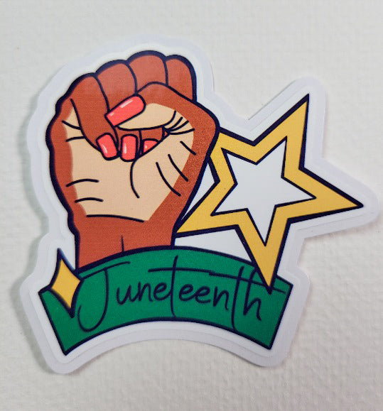 Juneteenth Vinyl Sticker