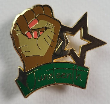 Juneteenth Enamel Pin