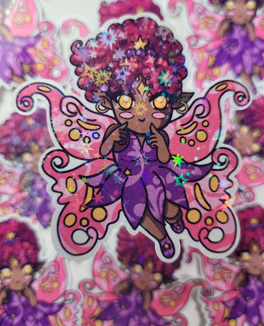 Pink Fairy Sticker