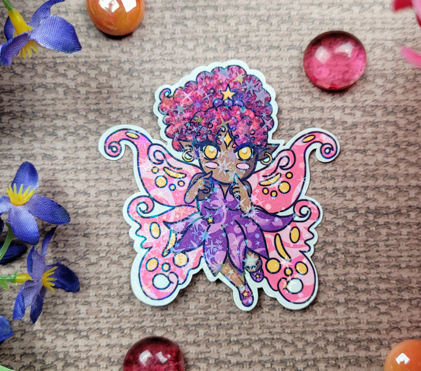 Pink Fairy Sticker