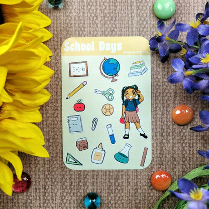 School Days Sticker Sheet