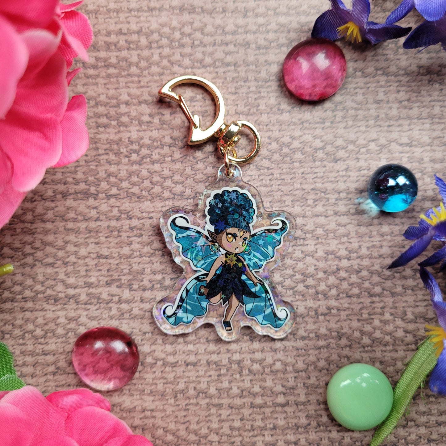 Fairy Double Sided Acrylic Keychain