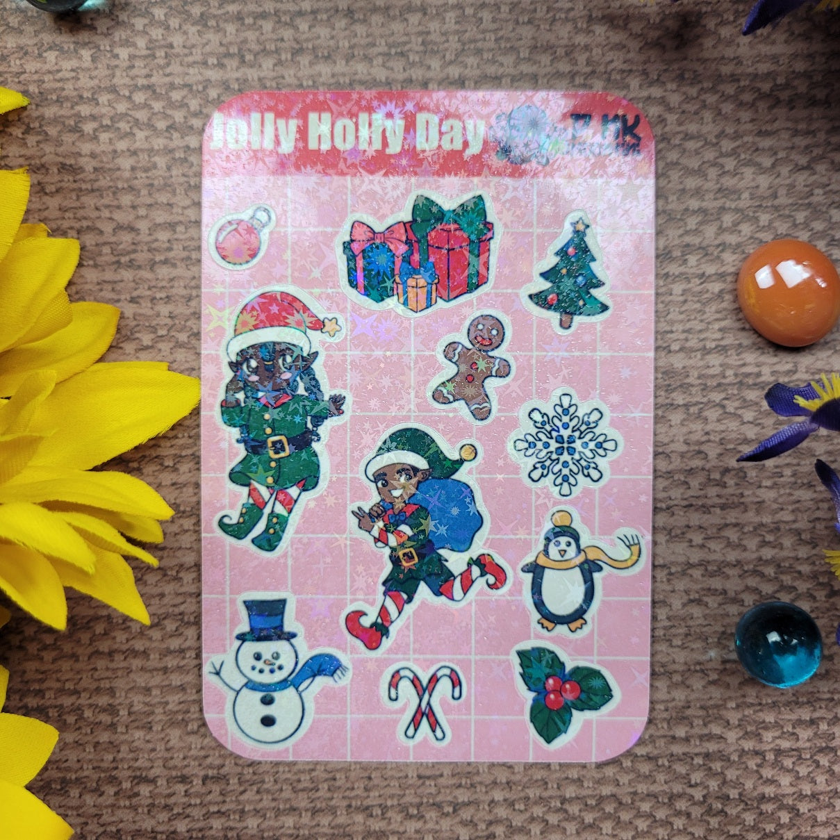 Jolly Holly Day Sticker Sheet