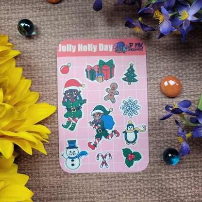 Jolly Holly Day Sticker Sheet