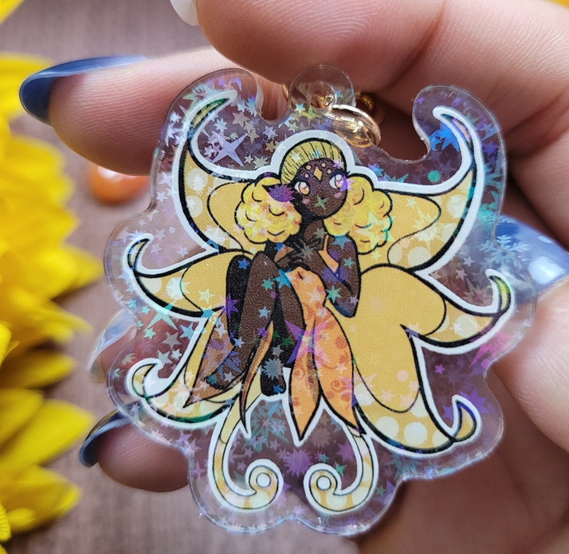 Fairy Double Sided Acrylic Keychain