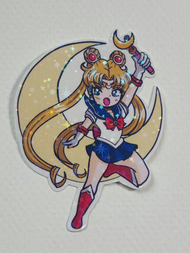 Moon Warrior Sticker